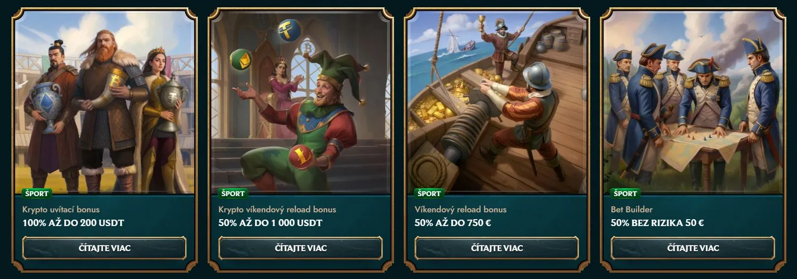 nov&eacute; online casino Bonusy