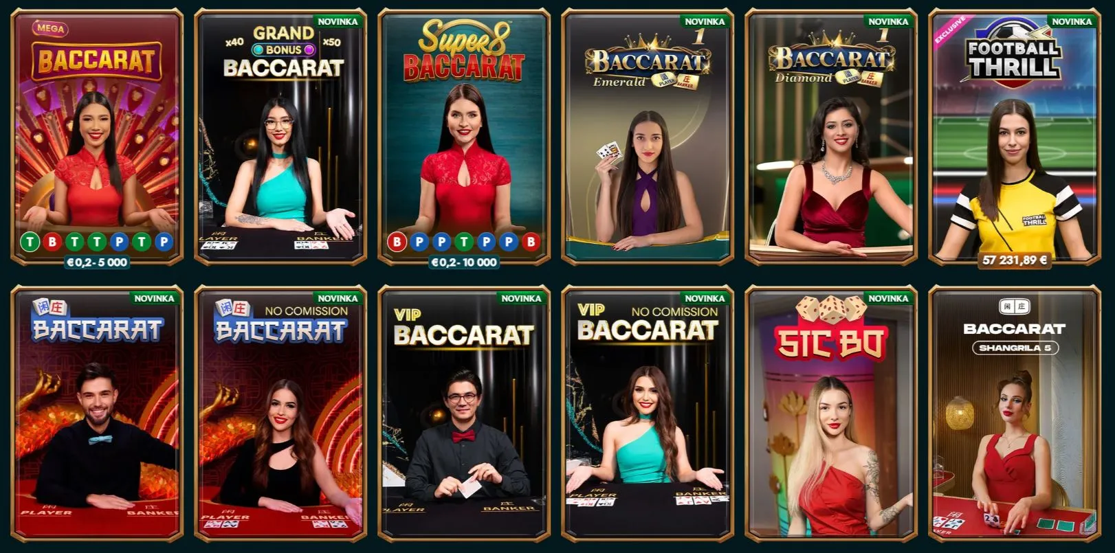 nov&eacute; online casino Stoln&eacute; hry
